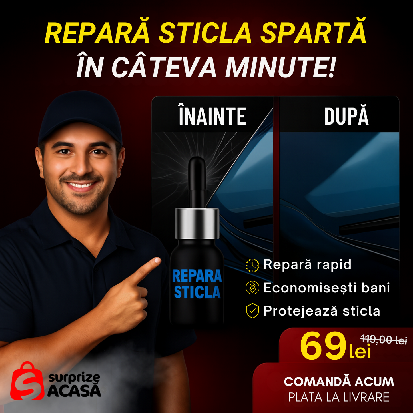 BestFix PENTRU STICLĂ FĂRĂ FISURI