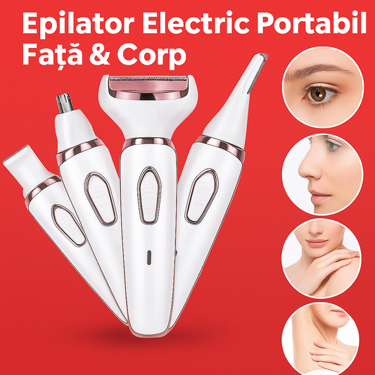 Epilator Electric Portabil Față & Corp