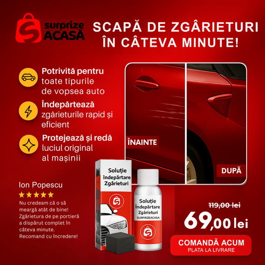 Soluție Îndepǎrtare Zgârieturi